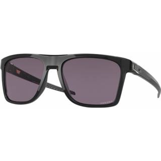 👉 Zonne bril uniseks grijs zwart Oakley - Leffingwell Prizm S3 (VLT 17%) Zonnebril grijs/zwart 888392581174