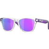 👉 Zonne bril uniseks XXS roze grijs purper Oakley - Kid's Frogskins Prizm S3 (VLT 13%) Zonnebril purper/roze/grijs 888392588142