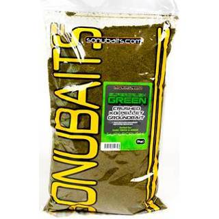 👉 Lokvoer groen donkergroen Sonubaits Supercrush Green Groundbait | 2kg