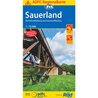 👉 Fiets kaart BVA Bikemedia - Sauerland Mit Tagestouren-Vorschlägen Fietskaart 1. Auflage 2019 9783870739300