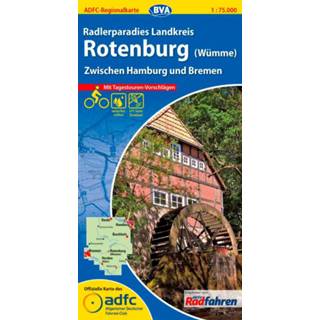 👉 Fiets kaart BVA Bikemedia - Radlerparadies Landkreis Rotenburg (Wümme) Fietskaart Auflage 2015 9783870736736