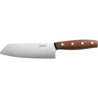 👉 RVS Fiskars Norr Santoku mes 16 cm Duits | FSC-gecertificeerde handgreep esdoornhout 6424002002451