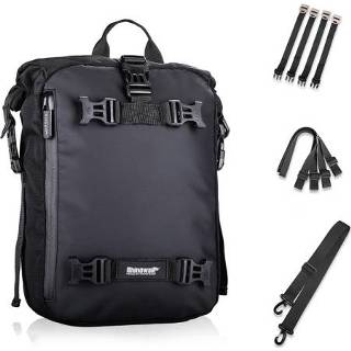 👉 Motorfiet zwart active Rhinowalk Multifunctionele Motorfiets Achterzetzak Combinatie Achterplank Pantier, Kleur: 10L