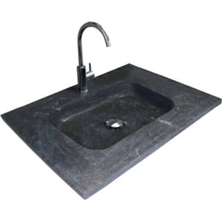 👉 Badmeubelset wit MDF verzonken in wastafel salt zie tekst BWS 60x46cm Greeploos 2 Lades Met Hardsteen 1 Kraangat Ice White 8719304926672