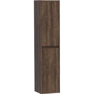 👉 Hoge kast bruin melamine nexxt Exclusive Line 160x35x35 cm Burned Bark 8720359307538