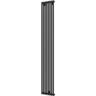 👉 Design radiatoren zwart graphite Plieger Designradiator Venezia Enkel 1970x304 mm 970W Black 8711238224954