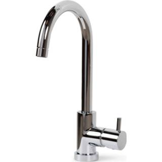 👉 Wastafelmengkraan chroom messing mengkraan zonder waste squadra opbouw hendel keramisch standaard perlator Bongio met Hoge Draaibare Uitloop 8719304922056