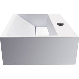 👉 Fontein wit Wiesbaden Julia 30x28x12,5 cm Solid Surface Mat 8720365812613