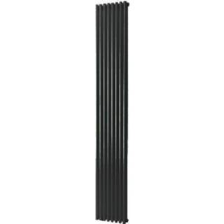 👉 Design radiatoren zwart Plieger Designradiator Venezia Dubbel 1970x304 mm 1168W Mat 8711238389424