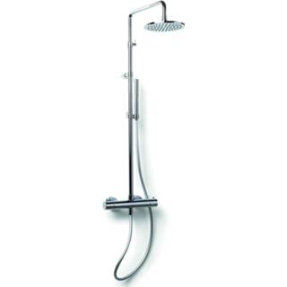 👉 Handdouche chroom Regendoucheset Luxe Bongio Squadra Thermostatisch Opbouw met 8719304922230