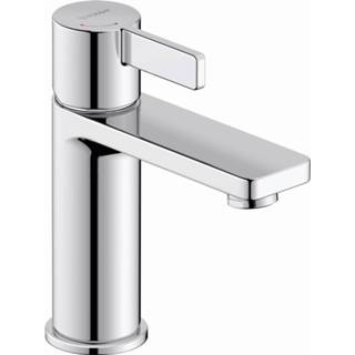 👉 Wastafelkraan chroom Duravit D-Neo Mengkraan EcoStart Eengreeps 50x154x165 mm 8000177307270