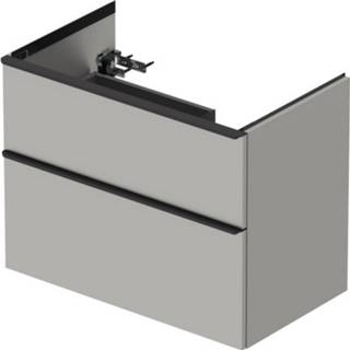 👉 Badmeubel Duravit D-Neo Wand 81x46.2x62.5 cm Rechts Mat Betongrijs 4063382105783