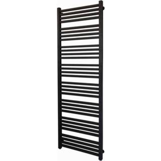 👉 Radiator zwart Sanilux Block 150x50 cm 927Watt Onder Aansluiting Mat 8719304933410