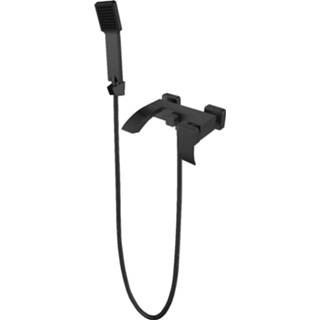 👉 Douchemengkraan zwart staal Bad/Douche Mengkraan Allibert Cabernet Roestvrij 3588560387696