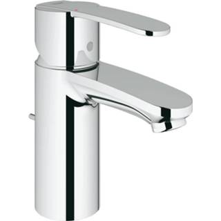 👉 Wastafelkraan chroom wave GROHE Cosmopolitan S-Size met pop-up waste,