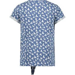 Shirt katoen vrouwen blauw T-shirt 4059555324297