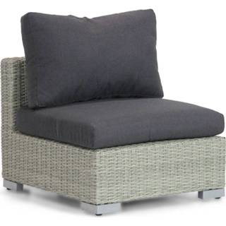 👉 Grijs New Grey wicker transparant Garden Collections Cuba midden module 7434231285296