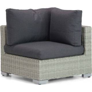 👉 Grijs New Grey wicker transparant Garden Collections Cuba hoek module 7434222435426