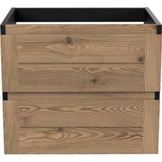 👉 Onderkastje zwart eiken hout nature Onderkast Arcqua 60 cm Mat 8720104401191