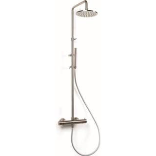 👉 Handdouche RVS Regendoucheset Luxe Bongio Squadra Thermostatisch Opbouw met 8719304922247