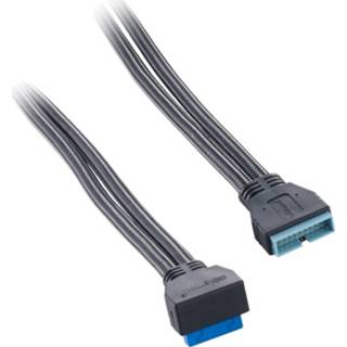 👉 Cablemod Interne USB 3.0 kabel van 90°, 50 cm 716894288782