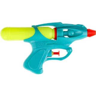 👉 Waterpistool multi kunststof kinderen Waterpistool/waterpistolen gekleurd 19 cm