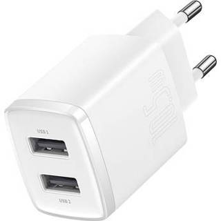 👉 Stopcontact wit Baseus Compact Lader met USB-poorten - 10.5W 6932172606916