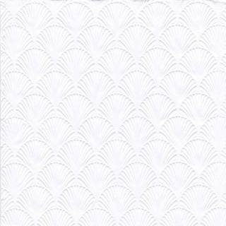 👉 Servet wit papier 16x Luxe 3-laags servetten met patroon 33 x cm