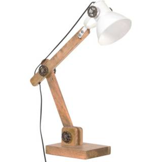 👉 Bureaulamp active wit industrieel rond E27 58x18x90 cm 8720286024386