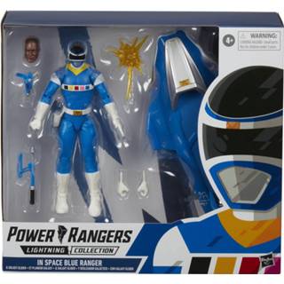 👉 Blauw Hasbro Power Rangers Lightning Collection In Space Blue Ranger & Galaxy Glider Figure 5010993941865