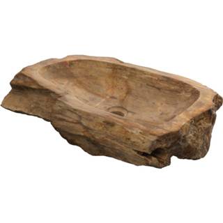 👉 Waskom Imso Lavabo Fossil Legno 44-47x15 cm
