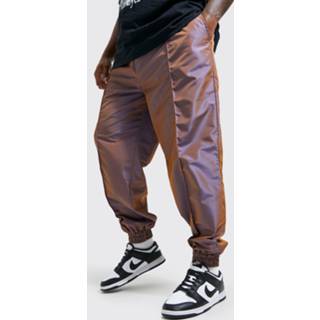 👉 Plus Irriserende Regular Fit Cargo Broek, Chocolate