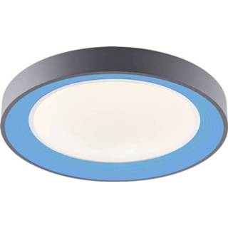 👉 Afstandsbediening wit grijs Brilliant Katia HK18926S72 LED-plafondlamp Wit, Donkergrijs 36 W Warmwit tot daglichtwit Met kleurwissel, Energielabel: F (A - G) 4004353376023