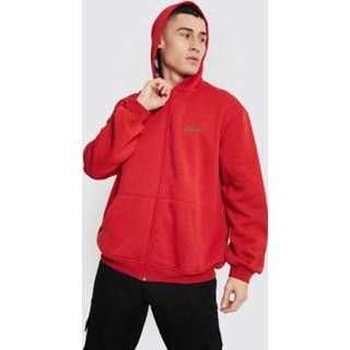 👉 Oversized bandana rood XL Tank Met Voering En Capuchon, Red