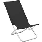 👉 Strand stoel stof active zwart Strandstoelen 2 st inklapbaar 8720286073254