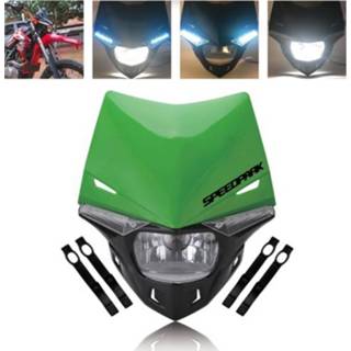 👉 Motorfiet groen active Speedpark Cross-country motorfiets LED koplamp montage voor KTM (groen)