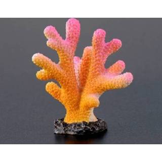 👉 Ornament active 10 stks Simulatiehars Coral Aquarium Kleine Ornamenten, Kleur: No. 3 Kleurrijk