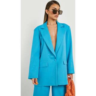 👉 Oversized Getailleerde Premium Blazer, Azure