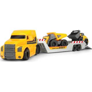 👉 Vrachtwagen 32 cm met 2 Bouwvoertuigen