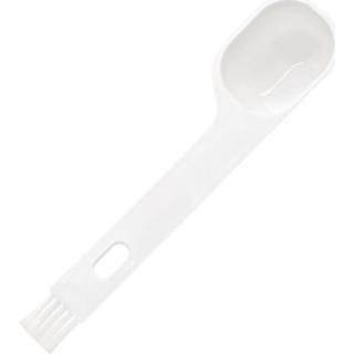 👉 Borstel wit active 10 stks Semi-automatische koffiezetapparaatreiniging koffieboon lepel (wit)