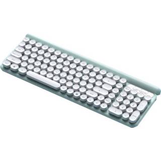 👉 Toetsenbord wit active LANGTU L4 99 Sleutels Anti-Spill Silent Office Bedrade mechanische toetsenbord, kabellengte: 1,5 m (wit)