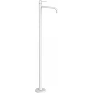 👉 Wastafel mengkraan wit Vrijstaande Wastafelmengkraan Tres Study Exclusive 1-hendel Uitloop Gebogen 98 cm Rond Mat 8429546474113