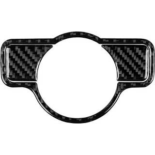 👉 Schakelaar koolstofvezel active Auto Effen Kleur Koplamp B Decoratieve Sticker voor Mercedes-Benz A 2013-2018 / Klasse C 2007-2013, Links Drive