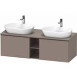 👉 Wastafelonderkast eiken Duravit D-Neo met 2 lades en 1 open schap 140 x 55 45,9 cm, natuur mat 4063382131133