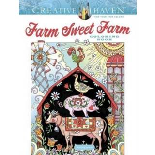 👉 Engels Creative Haven Farm Sweet Coloring Book 9780486848655