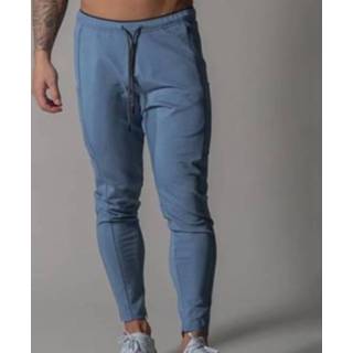 👉 Sportbroek blauw XL active mannen LYFT Stretch Slanke Sweatpants voor (Kleur: Maat: XL)
