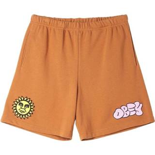 👉 Casual short s mannen bruin Obey Bubble heren