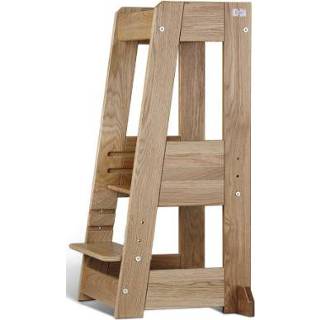 👉 Eik massief natuurlijk jongens TiSsi ® Learning Tower Felix Oak 4260657581512