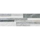 👉 Wandtegel grijs male Tikal grey 3D 17x52,3cm 8435259995128