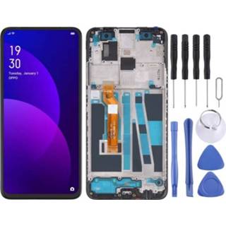 👉 Digitizer zwart active LCD Screen and Full Assembly with Frame for OPPO F11 Pro CPH1959 CPH2209 CPH1989 (Black)